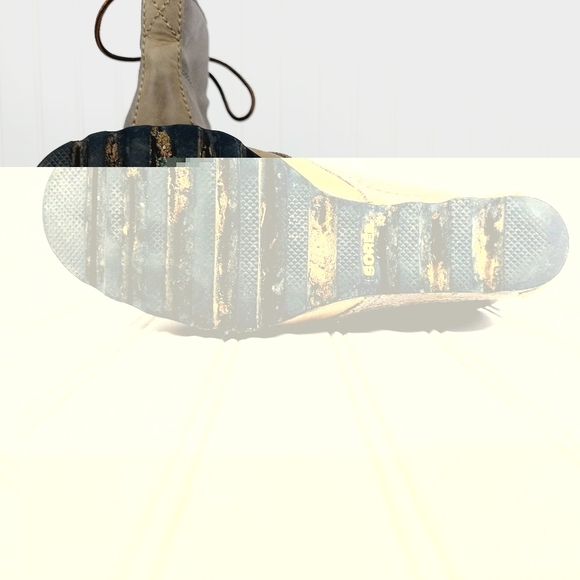 Sorel Gary Tan 1964 Premium Wedge Lace Up Ankle Boots I183 - Picture 8 of 12